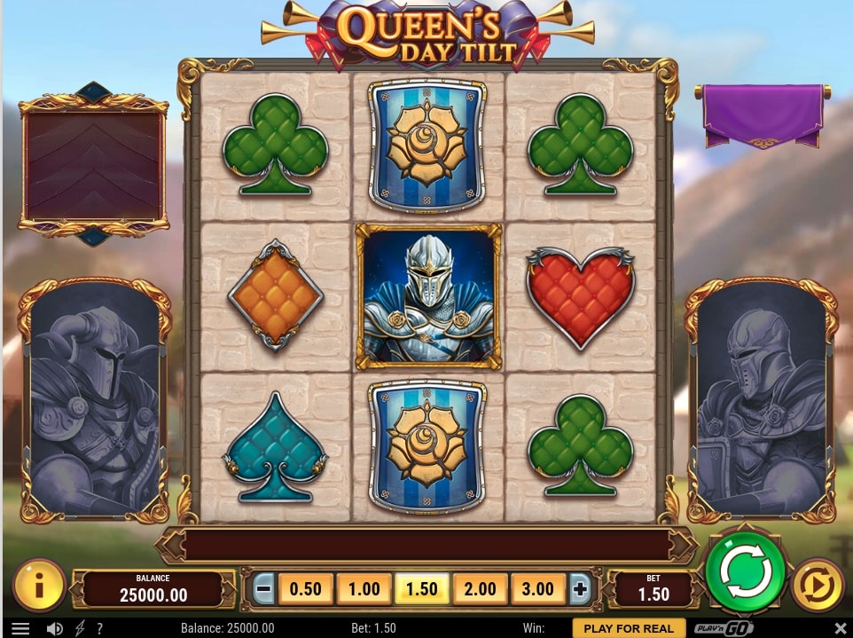 Queens Day Tilt Slot Game Main Screen